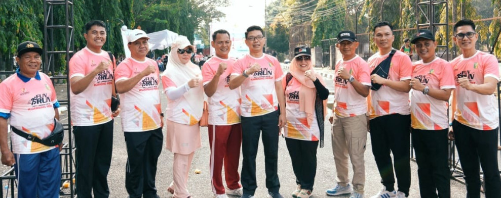 Bupati Diwakili Pj Sekda Ikuti Fun Run KORMI Kuansing