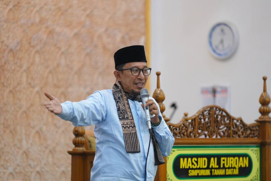 Bupati Tanah Datar Apresiasi Wagubri, Siap Kolaborasi Gerakan Sholat Subuh Berjamaah
