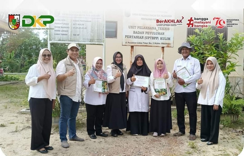 Komoditas 10 Kelompok Tani di Kota Pekanbaru Terima Sertifikat Prima 3