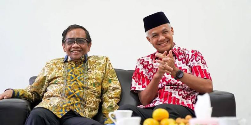 Resmi! PDIP Umumkan Pasangan Ganjar-Mahfud MD untuk Pilpres 2024