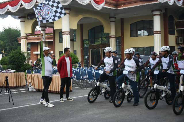 PT KPI Unit Dumai Gelar Funbike dan Sambangi Patra Seroja Edupark