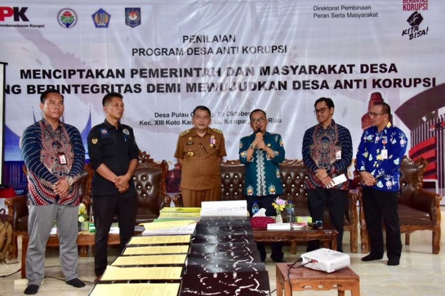 KPK RI Umumkan Desa Pulau Gadang Raih Nilai 94 dengan Kategori Istimewa