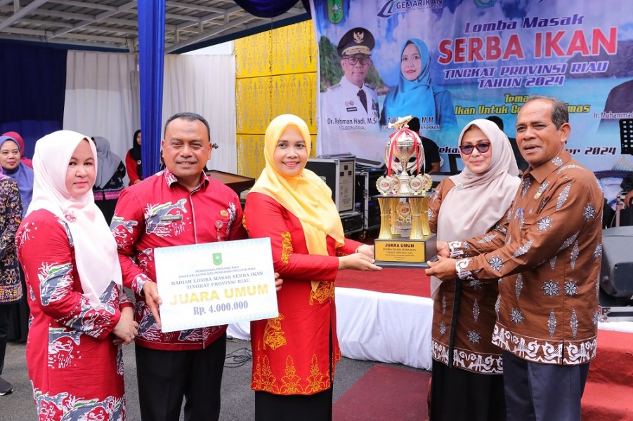 PKK Siak Raih Juara Umum Lomba Masak Serba Ikan Tingkat Provinsi Riau, Melaju Tingkat Nasional