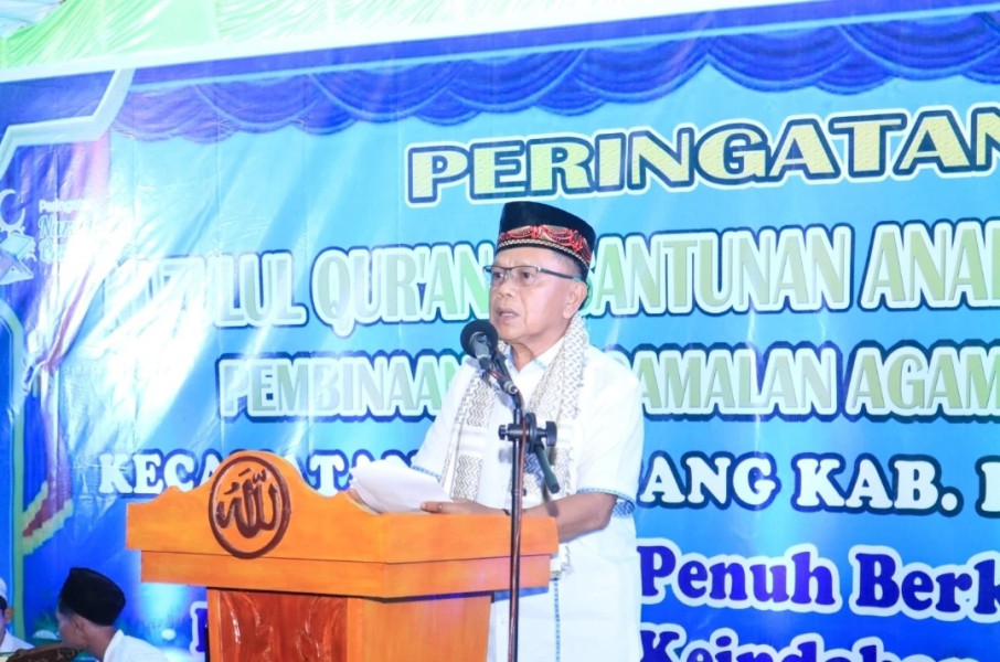 Bupati Asmar Safari Ramadan di Desa Teluk Samak