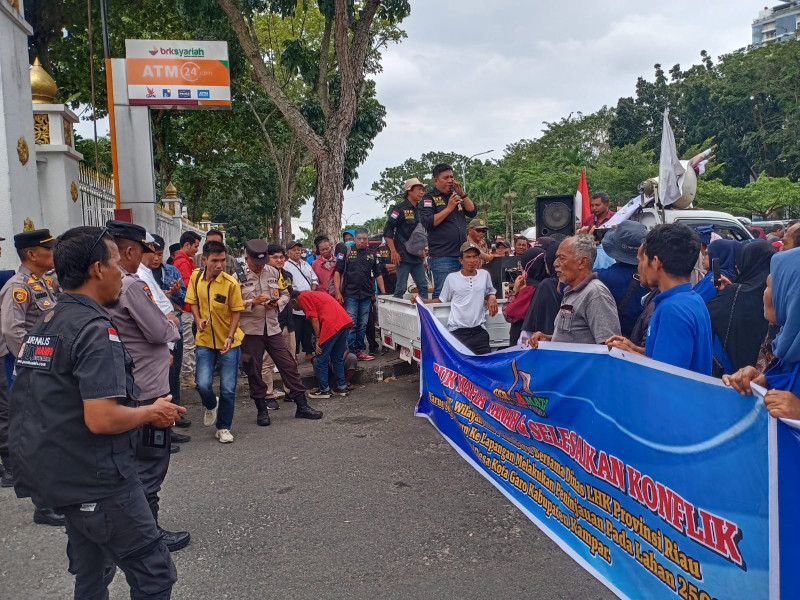 Masyarakat Sakai Minta Gubri Edy Natar Turun Tangan Soal Penguasaan Lahan di Koto Garo