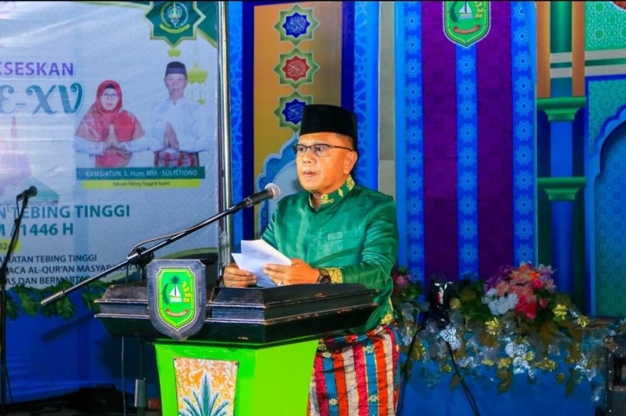 Asmar Buka MTQ ke-15 Kecamatan Tebingtinggi