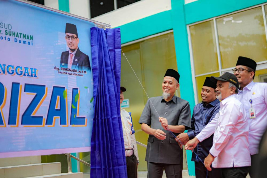 Wako  Dumai Paisal Resmikan Penggunaan Rumah Singgah dr. Afrizal