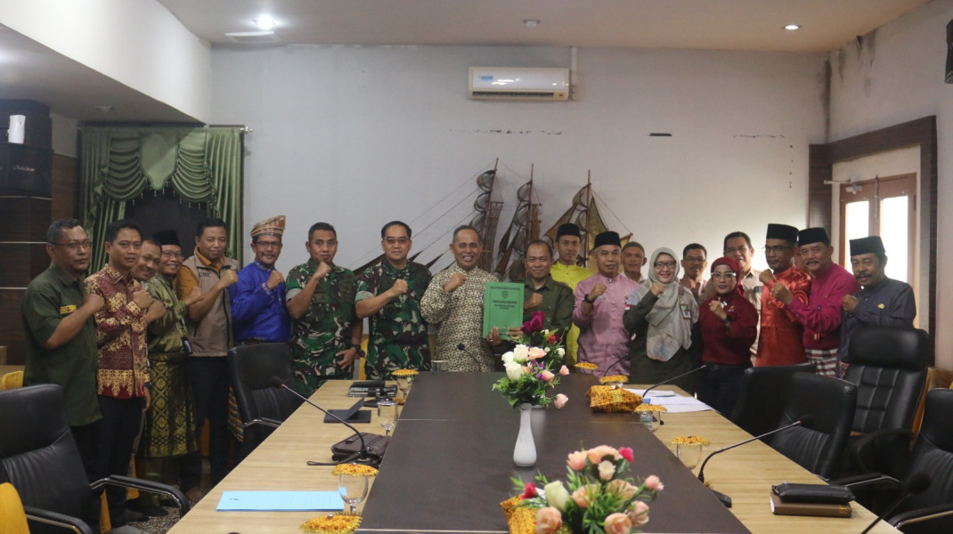 Bupati Herman Bertemu Stakeholder Terkait Bahas Perwujudan Swasembada Pangan Inhil