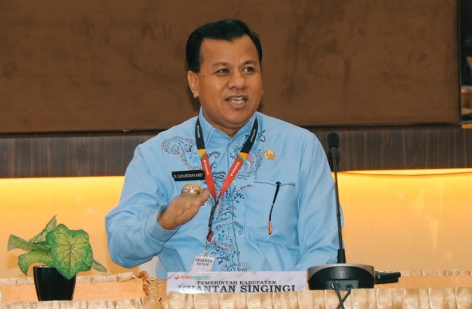 Hadiri RUPS-LB BRK Syariah, Bupati Kuansing Minta Deviden Pemegang Saham Dikaji Ulang