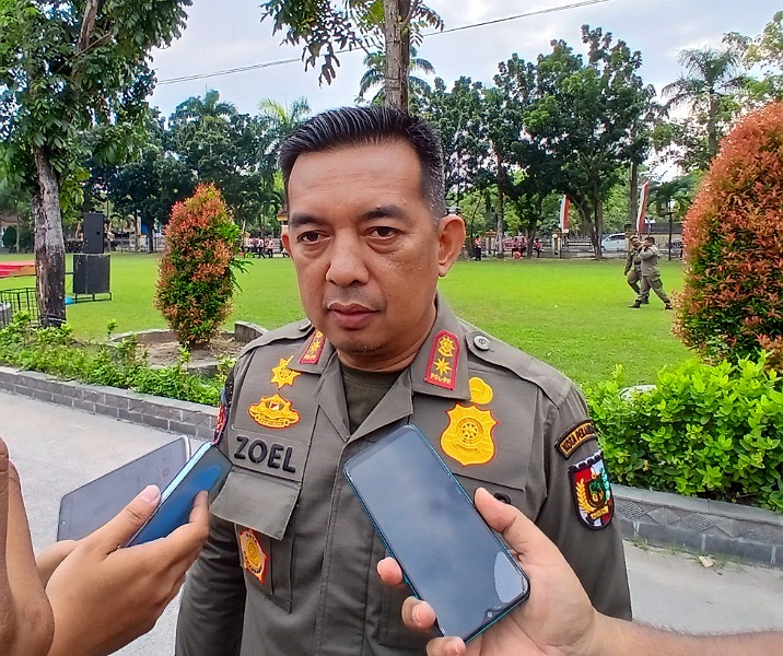 Satpol PP Pekanbaru Ingatkan Pemasangan APS Jangan di Sembarangan Tempat