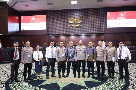 Kapolres Bengkalis Ikut dalam Tim Pengawalan Sidang Judicial Review di MK