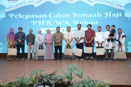 Manajemen PHR Lepas 42 Pekerja Berangkat Haji ke Tanah Suci