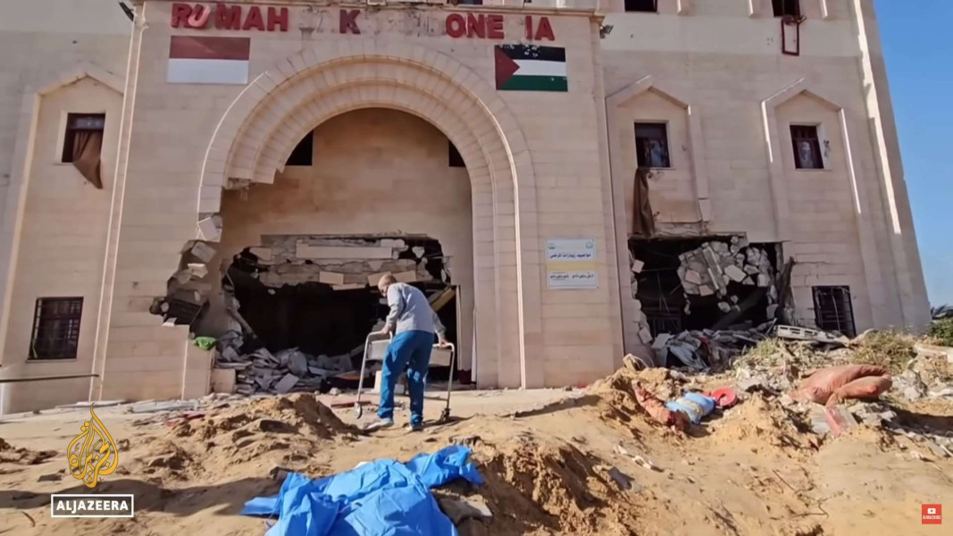 Tanda Cinta Warga Indonesia untuk Gaza yang tak Lagi Bisa Beroperasi
