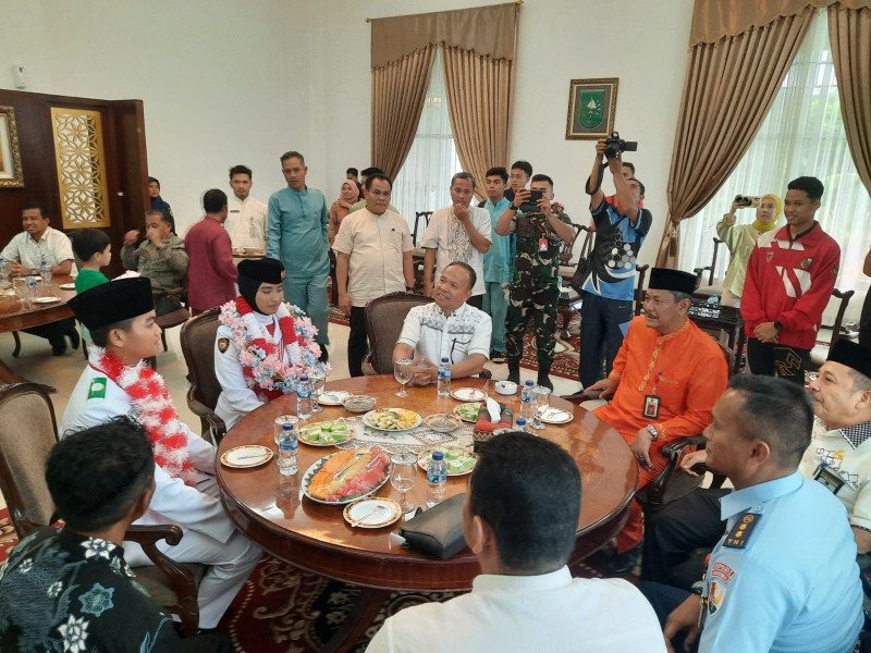 Pemprov Riau Sambut Kepulangan Anggota Paskibraka Nasional Asal Riau 2024