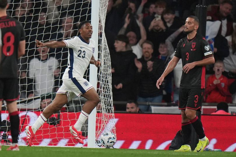 Inggris Menang atas Albania dengan Skor 2-0