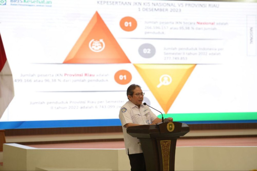 JKN Capai Angka 96,38 Persen, BPJS Kesehatan Apresiasi Pemprov Riau