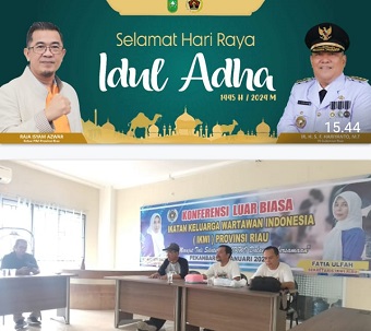Idul Adha 1445 H, PWI Riau akan Potong 4 Sapi dan 1 Kambing Qurban