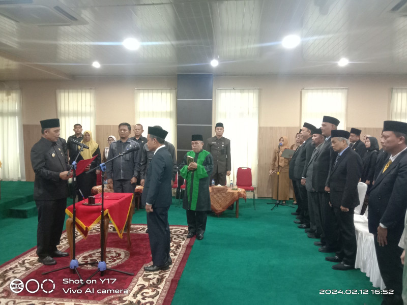 Pj Bupati Pimpin Ikrar dan Komitmen Netralitas ASN Pada Pemilu 2024