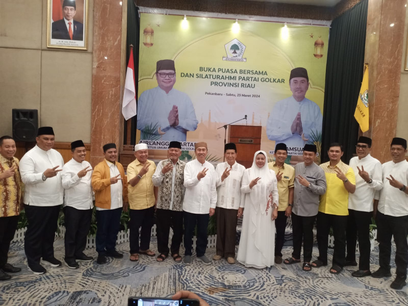 Golkar Gelar Buka Puasa Bersama dan Tasyakuran Raih Suara Terbanyak di Riau