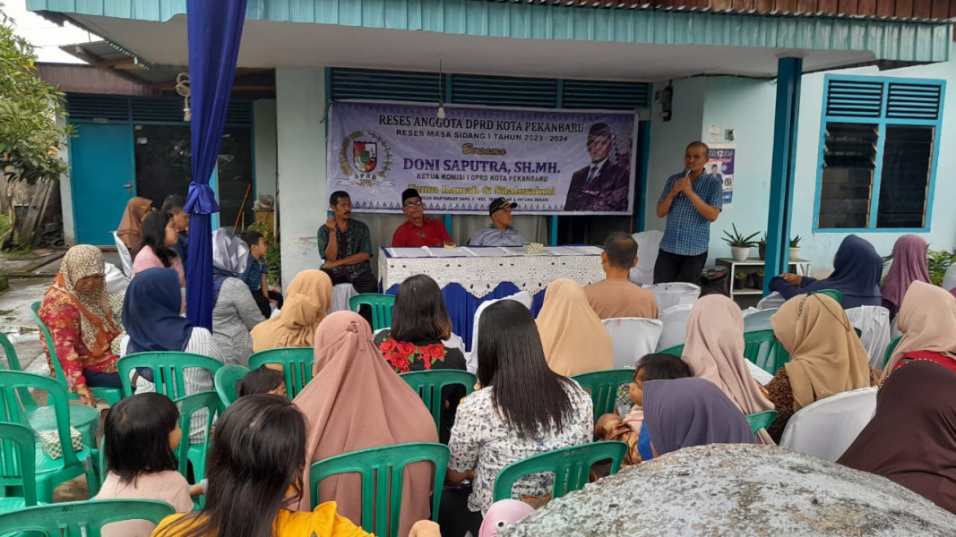 Doni Saputra Laksanakan Reses di Payung Sekaki