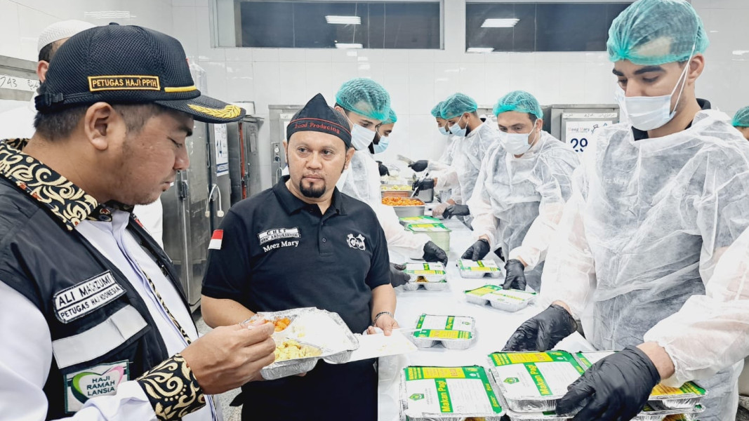 Sidak Katering, Kemenag Pastikan Proses Memasak Konsumsi Jemaah Haji sesuai Ketentuan