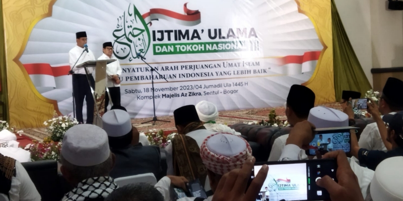 Gema Takbir hingga Teriakan 'Anies Presiden' Menggema di Ijtima Ulama 2023