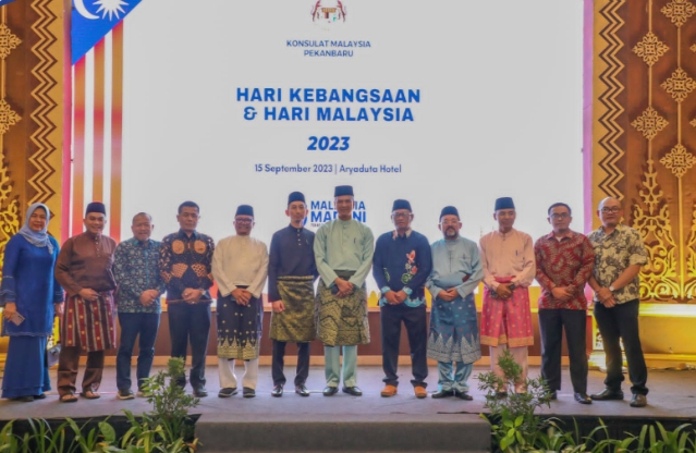 Pemkab Bengkalis Hadiri Majelis Sambutan Hari Kebangsaan Malaysia di Pekanbaru