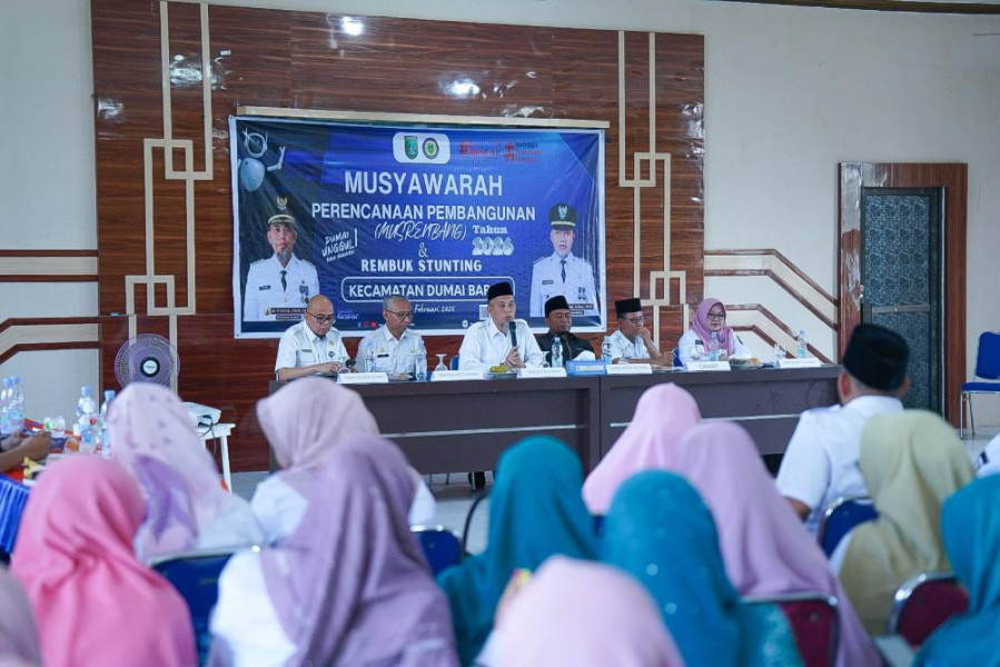 Buka Musrenbang Dumai Barat, Wako Paisal Dengarkan Aspirasi dan Usulan dari Masyarakat Secara Langsung