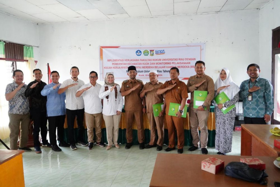 Mahasiswa Fakultas Hukum H Unri Ikut Rancang Peraturan untuk 4 Desa di Kampar