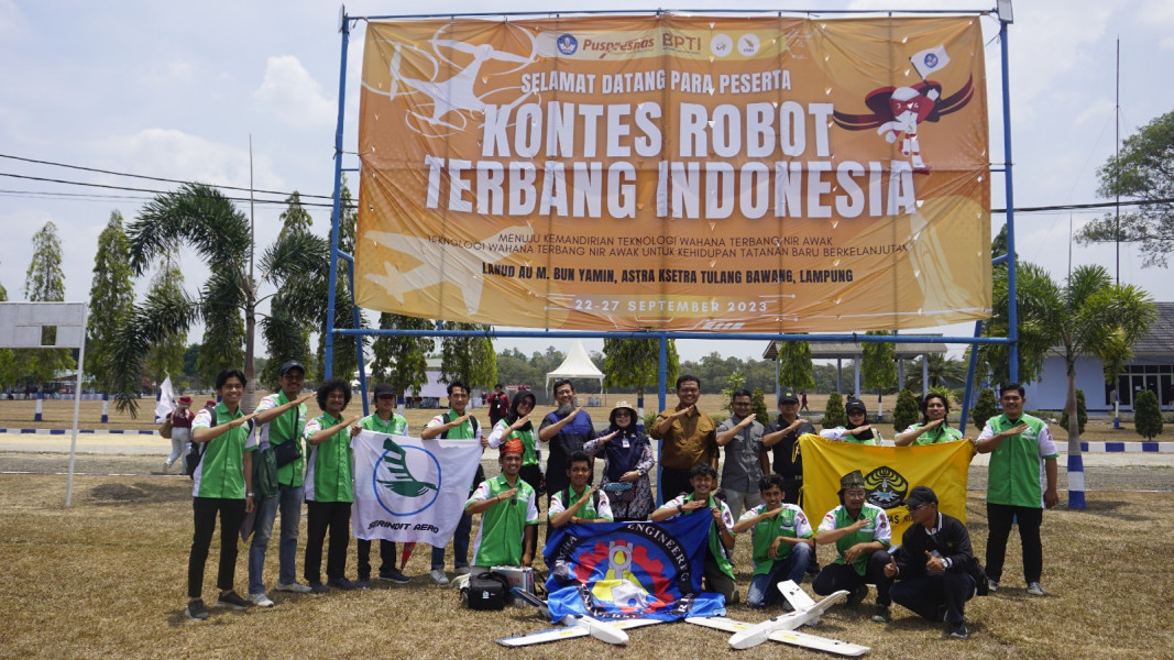 Kembali, UNRI Ikuti Ajang Kontes Robot Terbang Tingkat Nasional