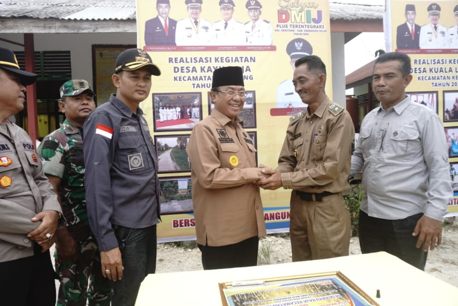 Bupati Wardan Resmikan Gebyar DMIJ Plus Terintegrasi se-Kecamatan Keritang