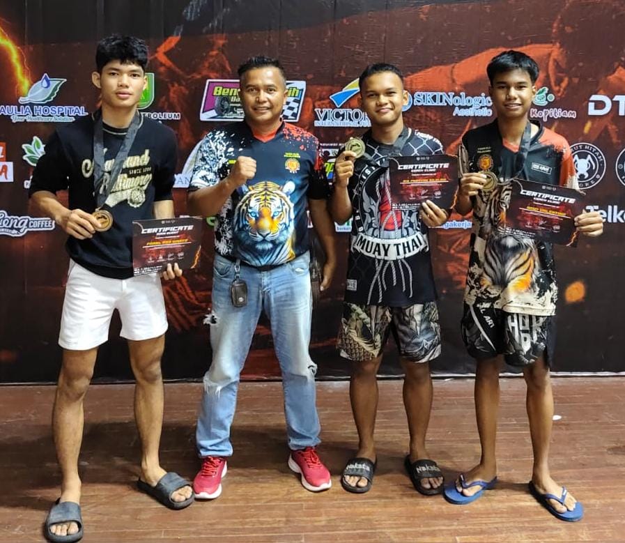 Atlet MMA Tiger Club Pelalawan Raih Juara di Kejurnas Sambo dan Event BEGADUH Championship