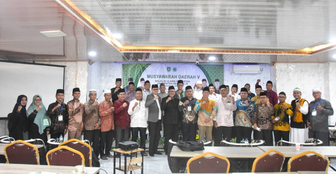 Buya Amrizal Kembali Pimpin MUI Kabupaten Bengkalis Periode 2024-2029