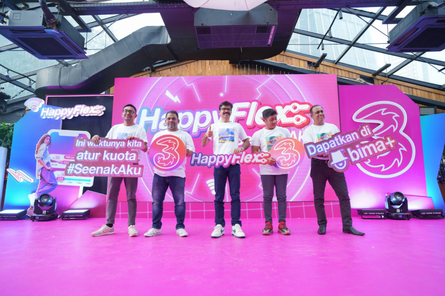Tri Perkenalkan HappyFlex, Bantu Gen Z Atur Sendiri Kuota dan Masa Aktif