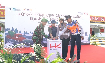 Tim Satgas Pengamanan Nataru di Jalan  Tol Dikukuhkan
