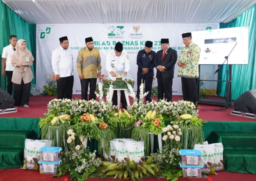Dihadiri Gubri, Baznas Provinsi Riau Rayakan Milad ke-23