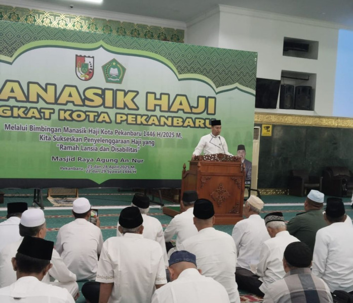 Buka Kegiatan Manasik Haji 2025, Ini Pesan Wali Kota Pekanbaru