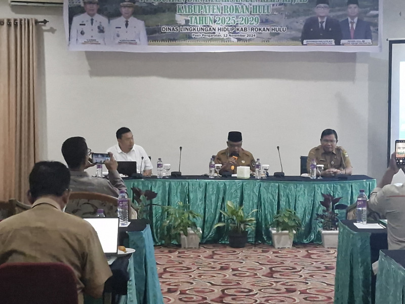 DLH Rohul Gelar Kajian Lingkungan Hidup Strategis 2025-2029