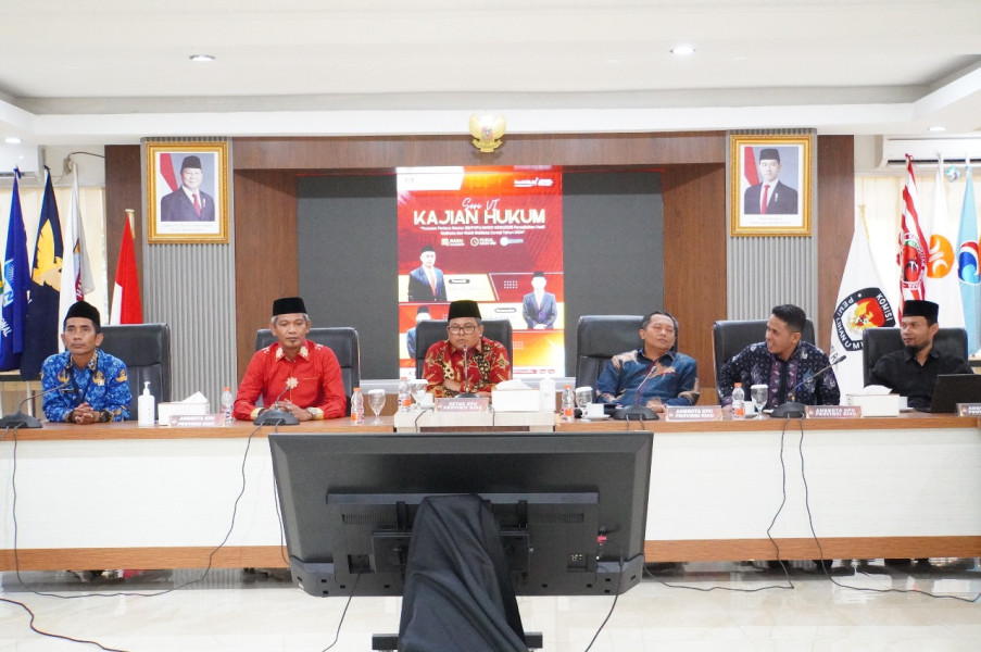 KPU Provinsi Riau Gelar Kajian Hukum Seri VI, Bahas Putusan PHPU Pilkada Kota Dumai 2024