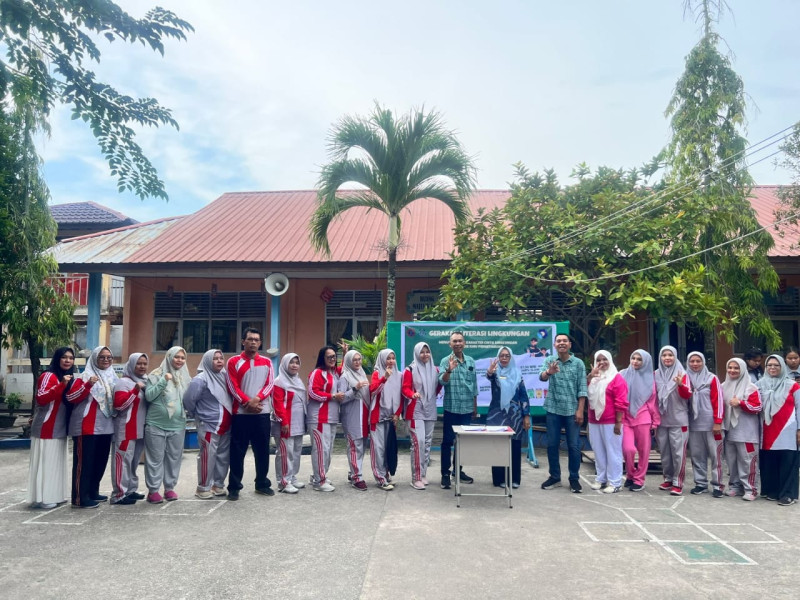 LSM Bahtera Melayu dan SDN 4 Bengkalis Teken MoU Program Literasi Lingkungan