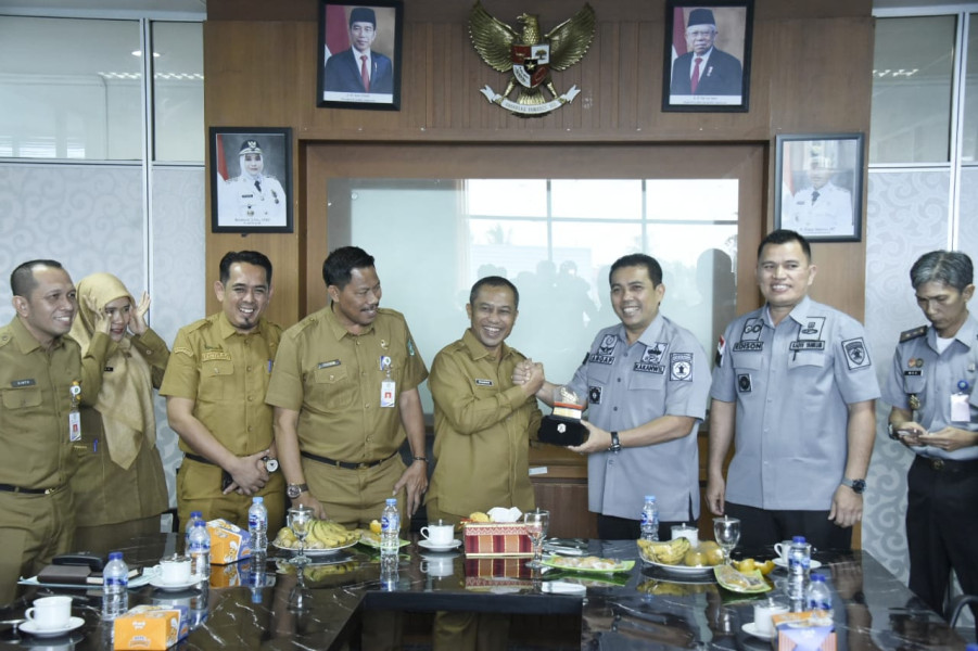 Wabup Bagus Santoso Terima Audiensi Kakanwil Kemenkumham Riau