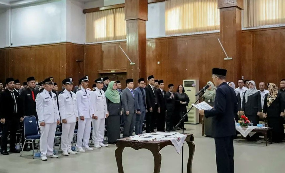Lantik 139 Pejabat Eselon Pemko Dumai, Wako Paisal: Kedepan Harus Kita Gas Terus...