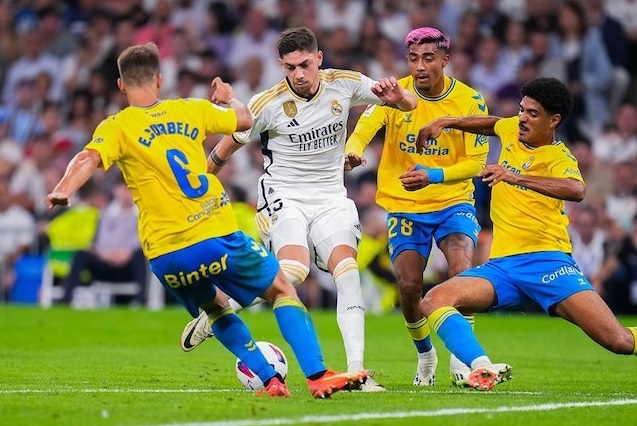 La Liga: Real Madrid Menang 2-0 atas Las Palmas