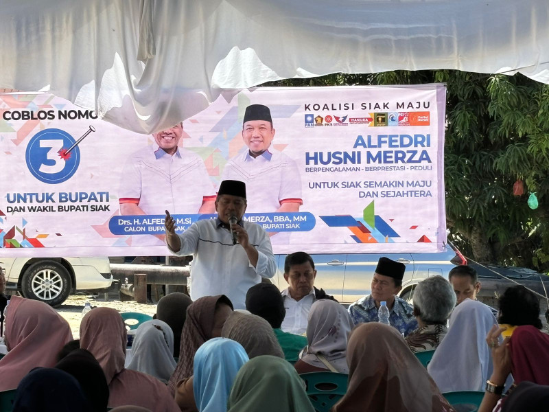 Warga Minas Jaya Optimis Alfedri-Husni Menang dan Realisasikan Pengaspalan Jalan