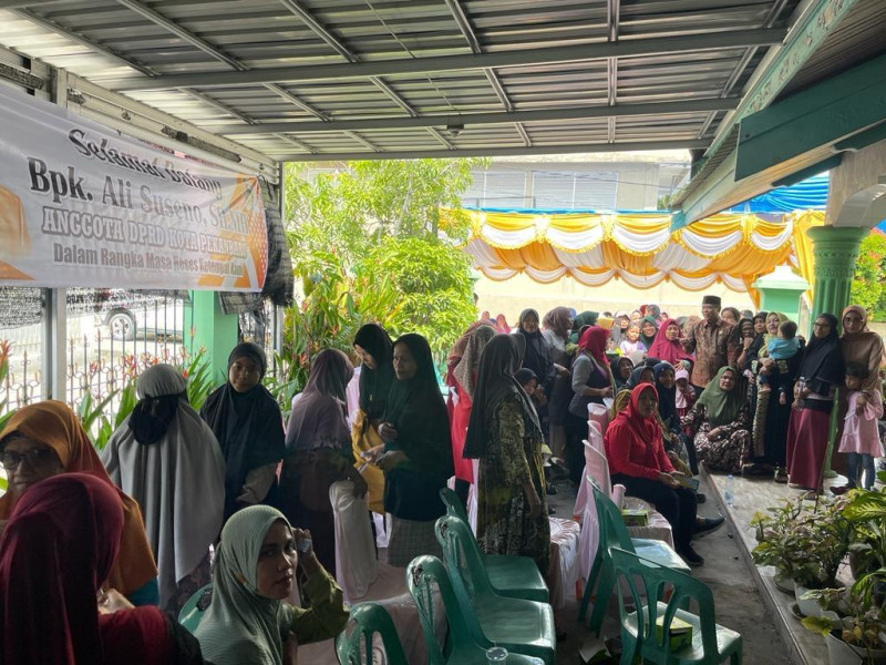 Anggota DPRD Pekanbaru, Ali Suseno Reses di Marpoyan Damai