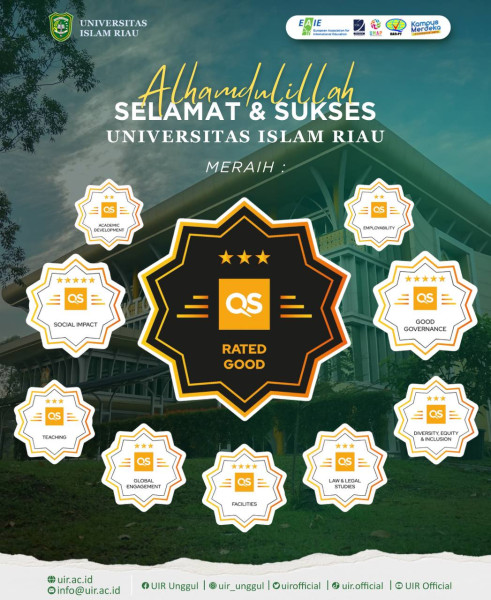UIR Raih Pemeringkatan 3 Bintang Terekognisi QS Stars
