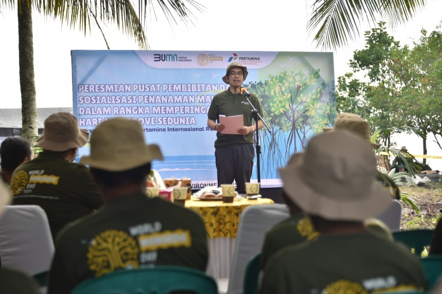 Jaga Ekosistem Mangrove Di Kota Dumai, PT KPI Kilang Dumai Resmikan Pusat Pembibitan Mangrove