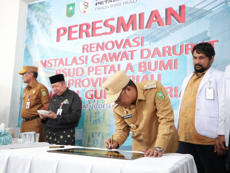 Peresmian Renovasi IGD RSUD Petala Bumi Tandai Peningkatan Layanan Kesehatan di Riau