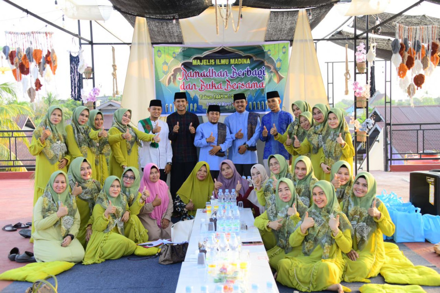 Majelis Ilmu Madina Gelar Ramadhan Berbagi dan Buka Bersama Kaum Dhuafa