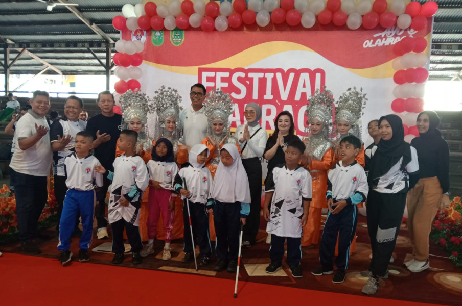 Semangat Siswa Difabel di Rohil Bersaing dalam Festival Olahraga Disabilitas